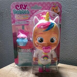 Cry Babies Magic Tears Happy Dreams Dreamy Unicorn Mini Doll IMC Toys 84742 NEW